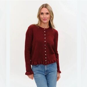 Jason Wu Burgundy Knit Sweater